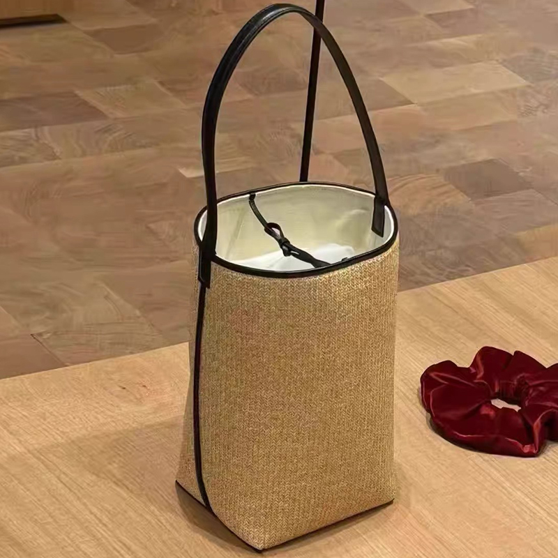 Women'S Raffia Bags - Raffia Örgü Küçük Plaj Çantası Kadınlar