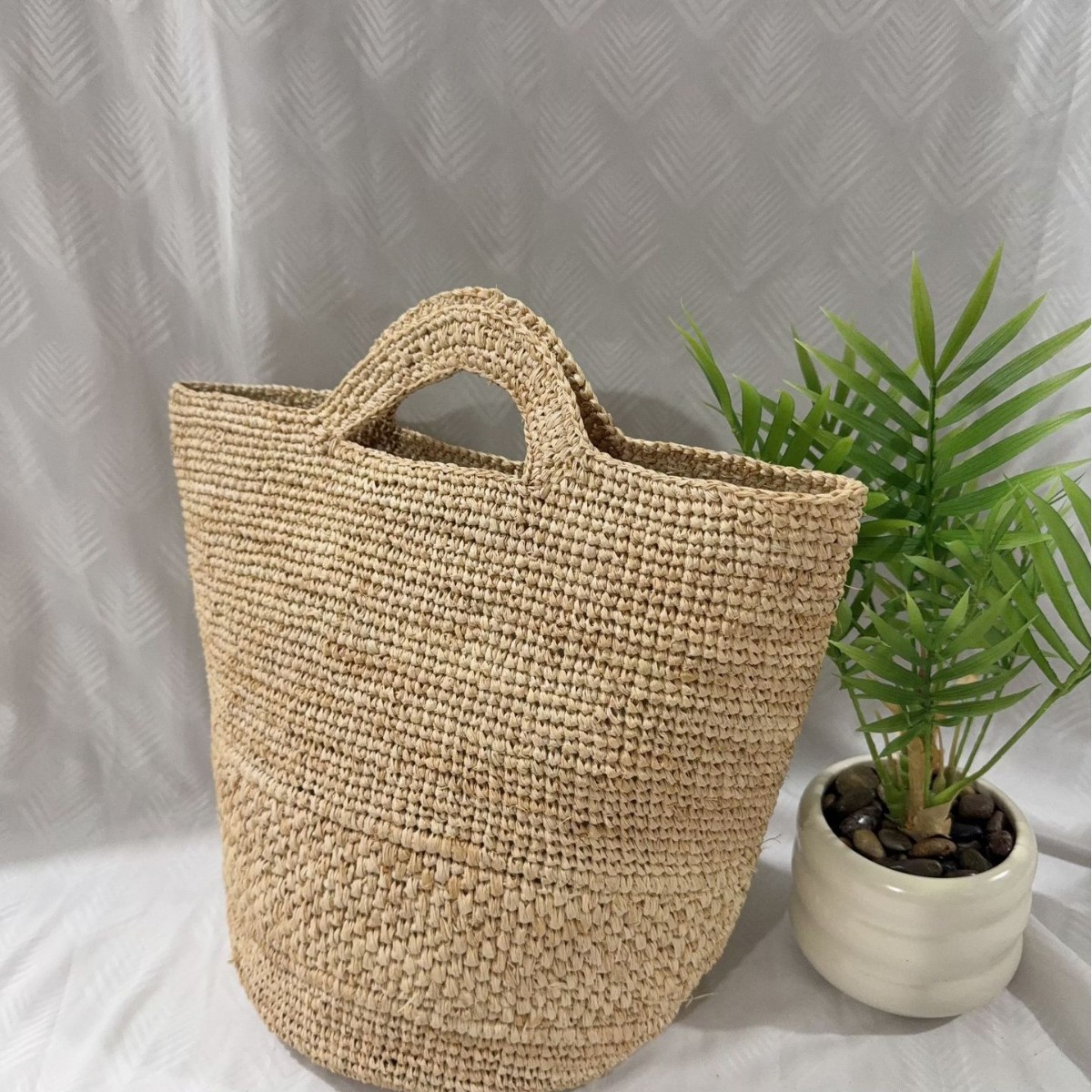 Women'S Raffia Bags - Bohemian Rafya Hasır Çanta El Yapımı