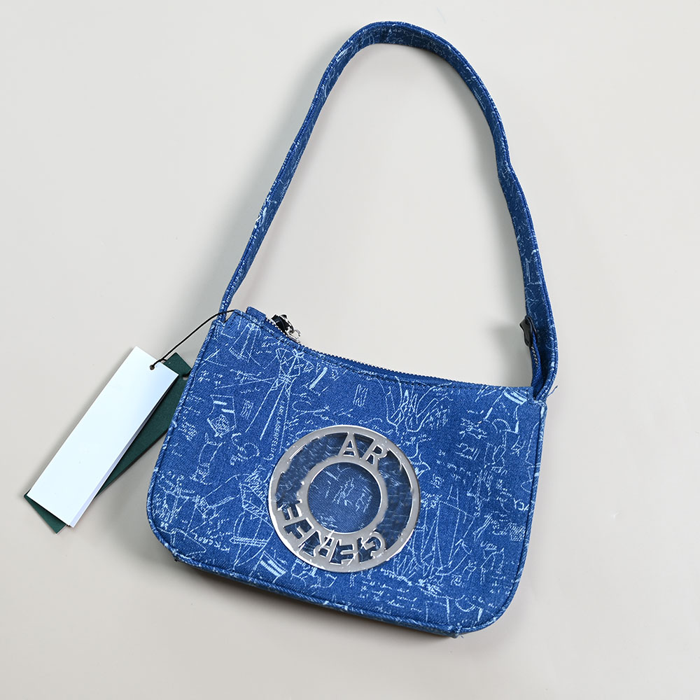 Women'S Young Bags - Yeni Bayanlar İçin Kot Kumaş Metal