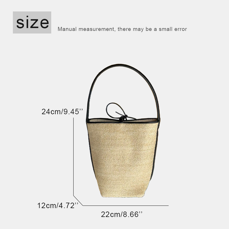 Raffia Örgü Küçük Plaj Çantası - Women'S Raffia Bags incelemesi ve fiyatı