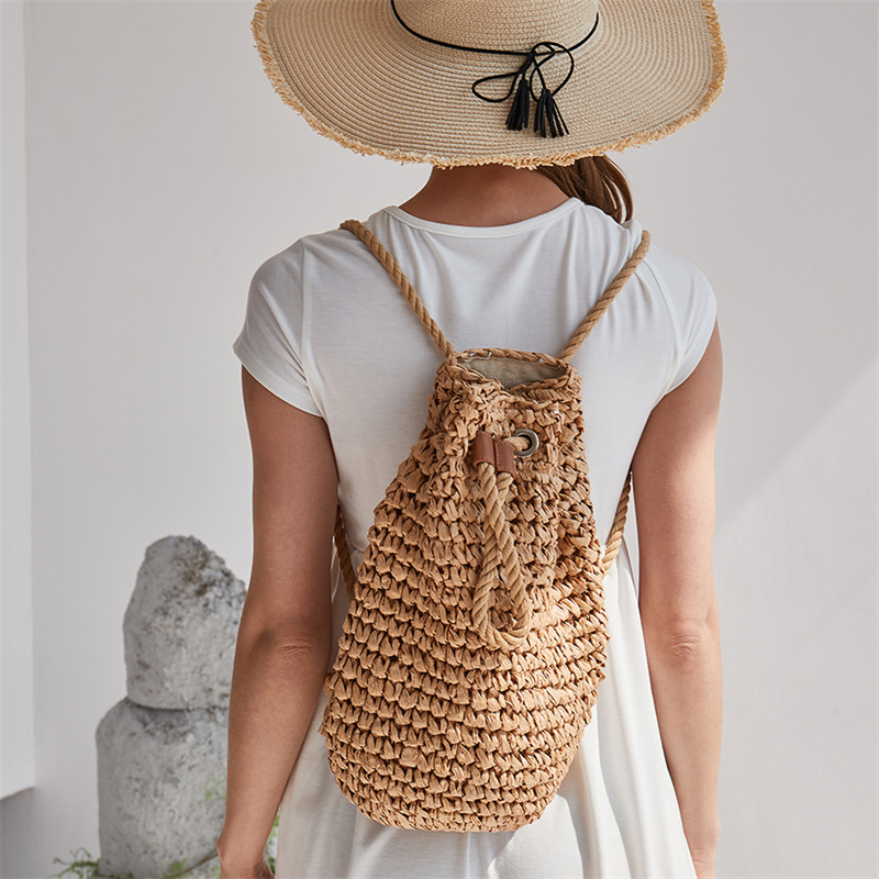 2023 yaz rahat saman sırt kadı - Women'S Raffia Bags incelemesi ve fiyatı