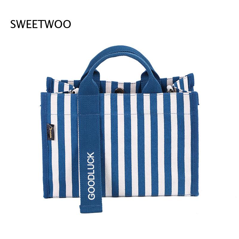 2026 Dikey Çizgili Kanvas Küçü - Women Hand Bags For Office incelemesi ve fiyatı