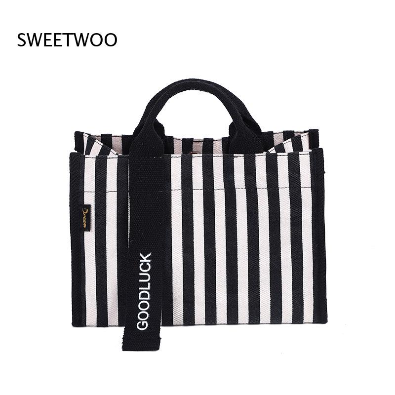 2026 Dikey Çizgili Kanvas Küçü - Women Hand Bags For Office incelemesi ve fiyatı