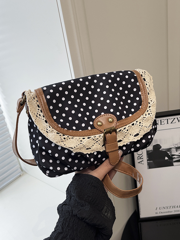 Retro Puantiyeli Dantel Detayl - Women'S Young Bags incelemesi ve fiyatı